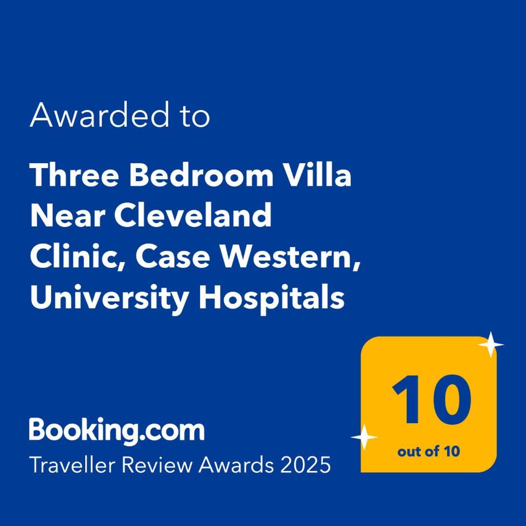 Three Bedroom Villa Near Cleveland Clinic, Case Western, University Hospitals South Euclid 외부 사진